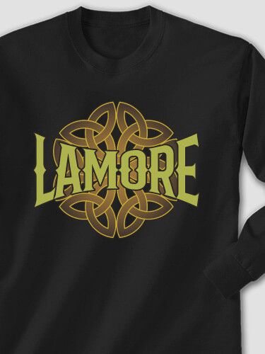 Celtic Heritage Black Adult Long Sleeve