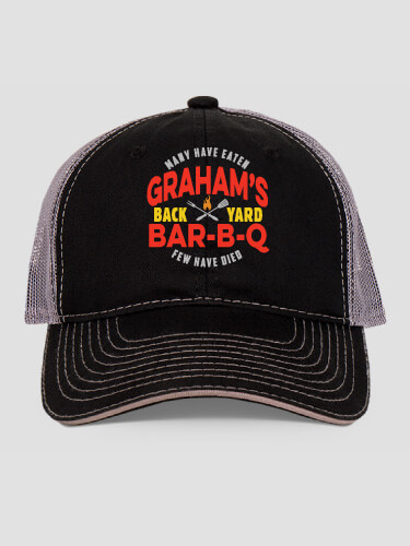 Few Have Died BBQ Black/Charcoal Embroidered Trucker Hat
