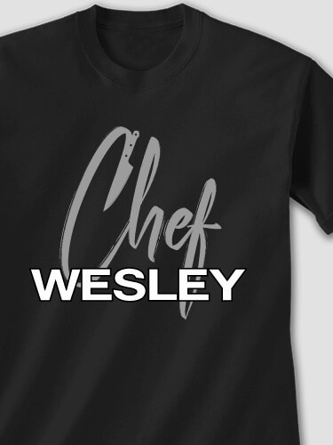 Chef Black Adult T-Shirt