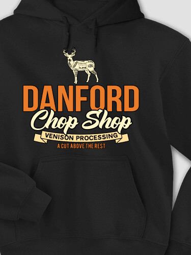 Chop Shop Black Adult Hooded Sweatshirt