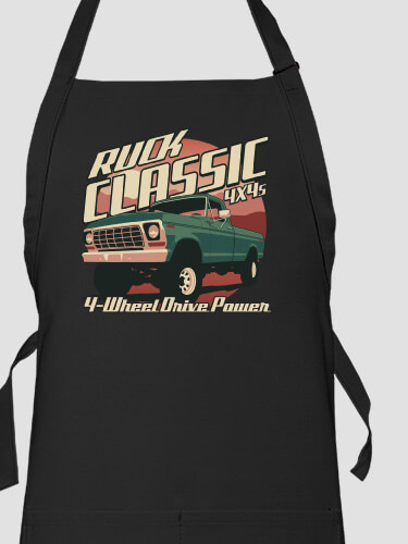 Classic 4X4s Black Apron