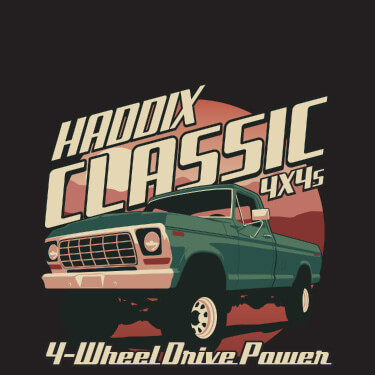 Black Classic 4X4s Personalized default 