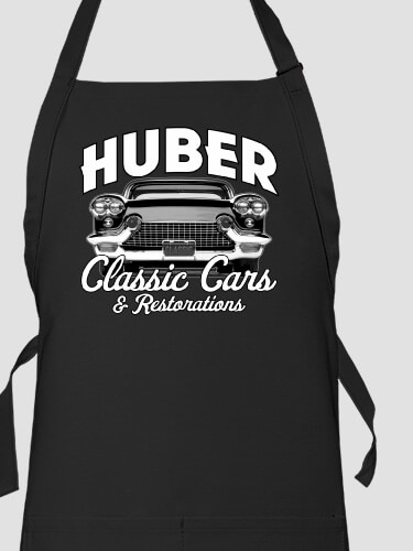 Classic Cars BP Black Apron