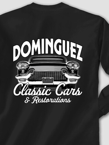 Classic Cars BP Black Adult Long Sleeve