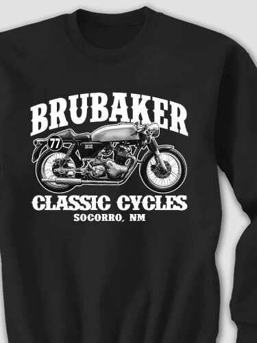 Classic Cycles Black Adult Sweatshirt