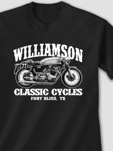 Classic Cycles Black Adult T-Shirt