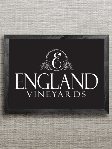 Classic Vineyards Black Framed Wall Art 16.5 x 12.5