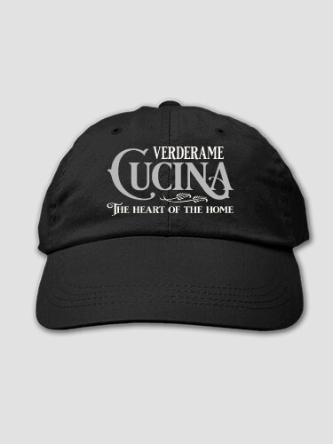 Cucina Black Embroidered Hat
