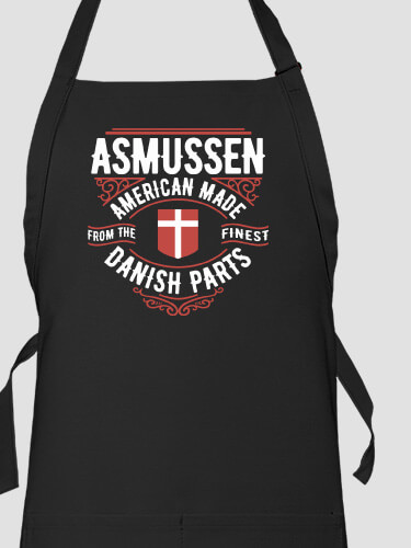 Danish Parts Black Apron