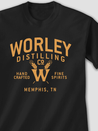 Distilling Company Black Adult T-Shirt