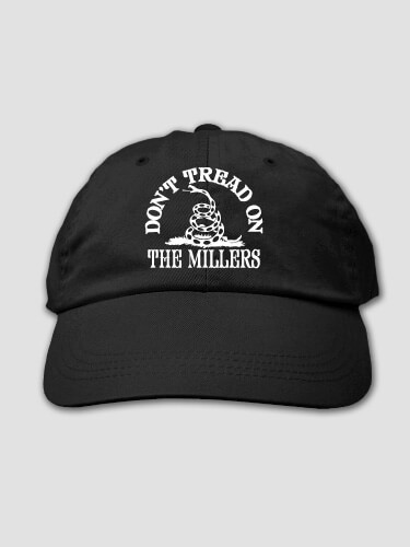 Don't Tread Black Embroidered Hat