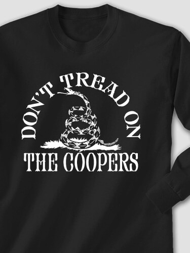 Don't Tread Black Adult Long Sleeve