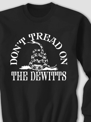 Don't Tread Black Adult Sweatshirt