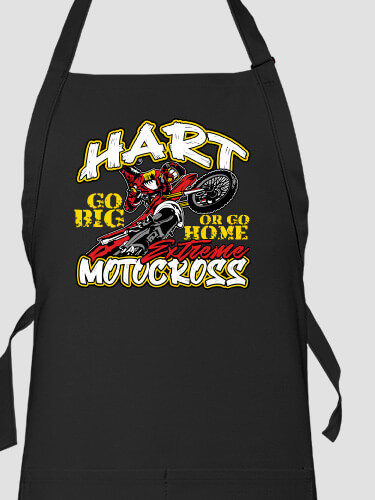 Extreme Motocross Black Apron