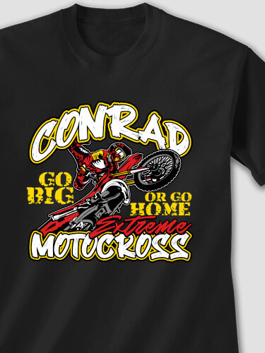 Extreme Motocross Black Adult T-Shirt