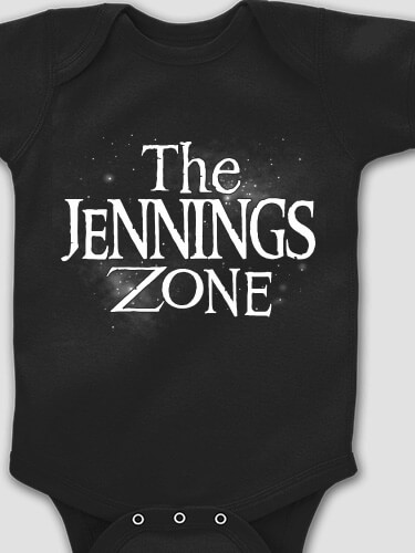 Family Zone Black Baby Bodysuit