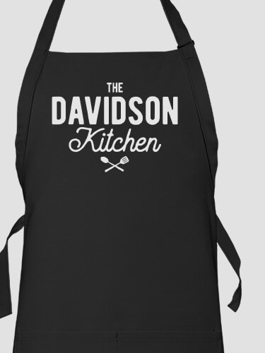 Farmhouse Kitchen Black Apron