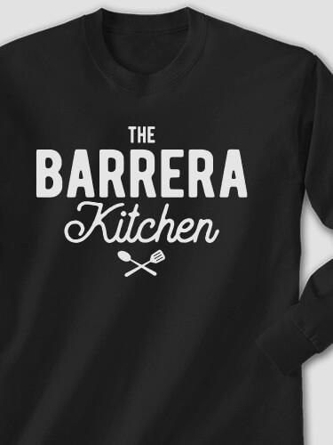 Farmhouse Kitchen Black Adult Long Sleeve