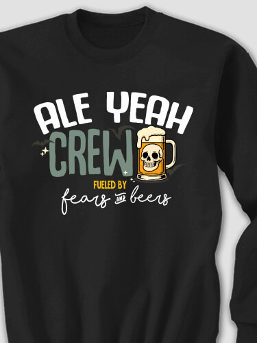 Fears And Beers Black Adult Sweatshirt