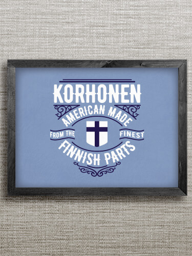 Finnish Parts Black Framed Wall Art 16.5 x 12.5