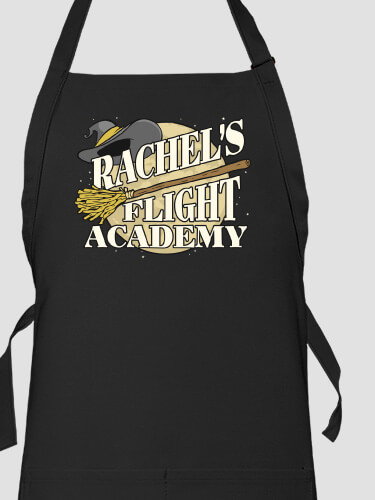 Flight Academy Black Apron