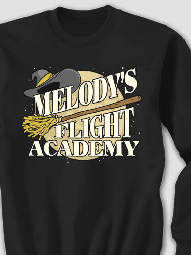 Flight Academy Black Adult Sweatshirt