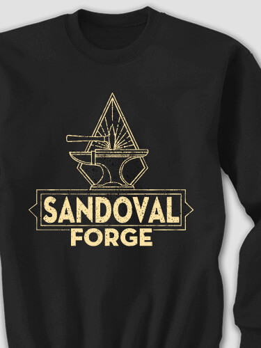 Forge Black Adult Sweatshirt