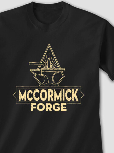 Forge Black Adult T-Shirt