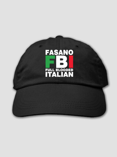 Full Blooded Italian Black Embroidered Hat