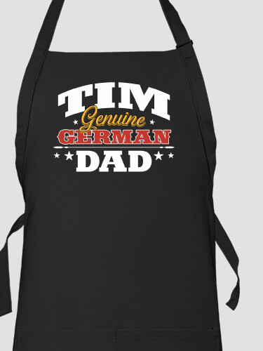 German Dad Black Apron