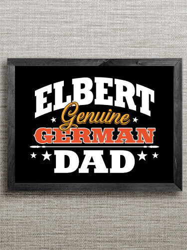 German Dad Black Framed Wall Art 16.5 x 12.5