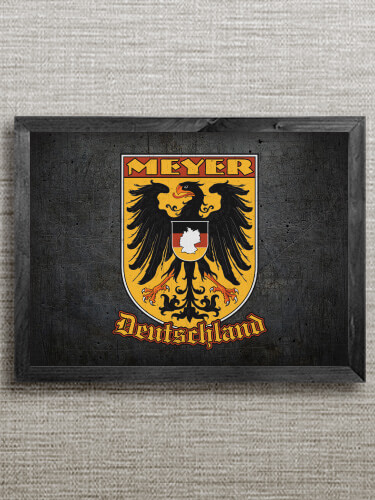 German Eagle Black Framed Wall Art 16.5 x 12.5