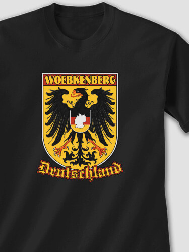 German Eagle Black Adult T-Shirt