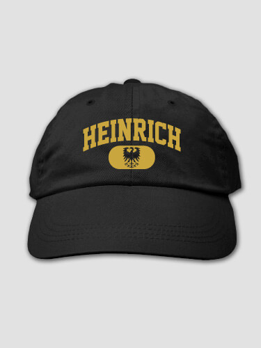 German Varsity Black Embroidered Hat