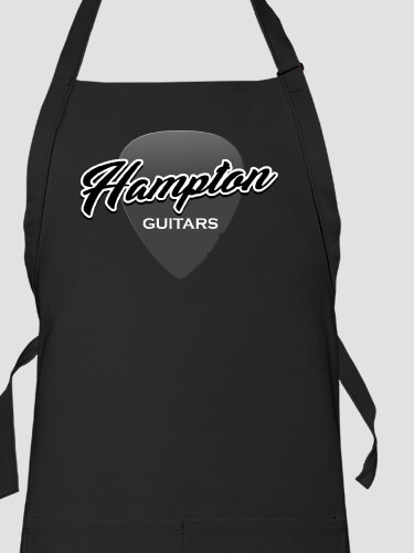 Guitars Black Apron