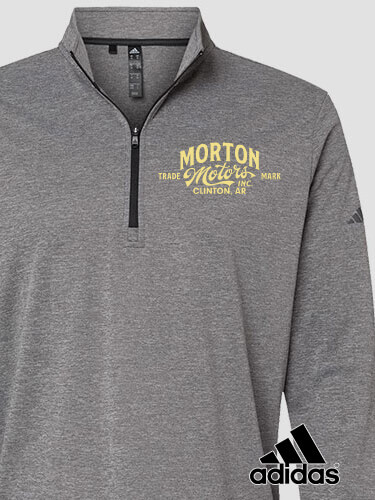 Black Heather Motors Personalized embroidered-adidas-pullover 