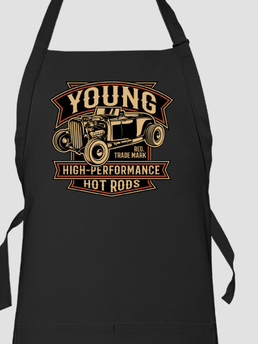 High-Performance Hot Rods Black Apron