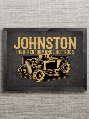 High-Performance Hot Rods Black Framed Wall Art 16.5 x 12.5