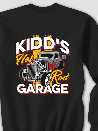 Hot Rod Garage BP Black Adult Sweatshirt