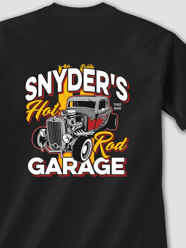 Hot Rod Garage BP Black Adult T-Shirt