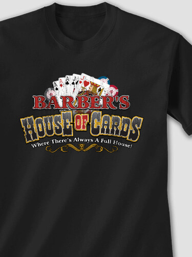 House of Cards Black Adult T-Shirt