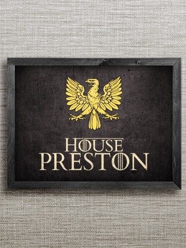 House Black Framed Wall Art 16.5 x 12.5