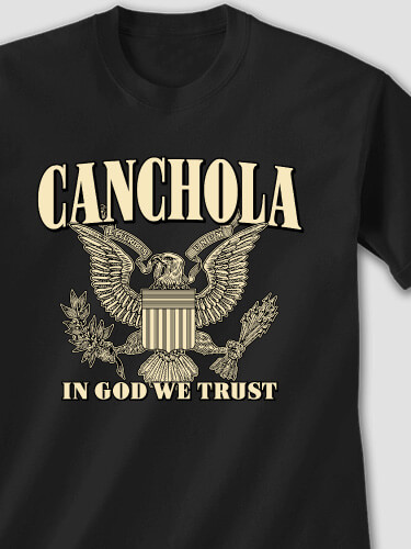 In God We Trust Black Adult T-Shirt