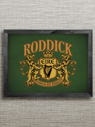 Irish Crest Black Framed Wall Art 16.5 x 12.5