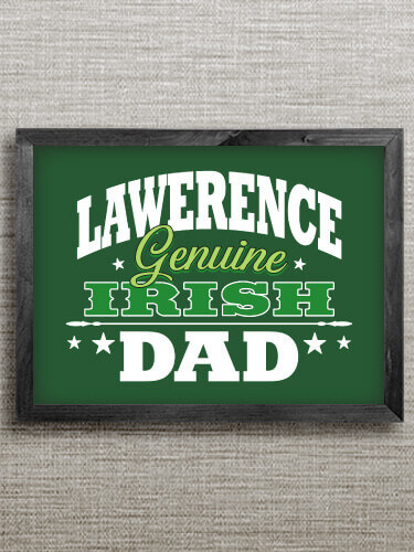 Irish Dad Black Framed Wall Art 16.5 x 12.5