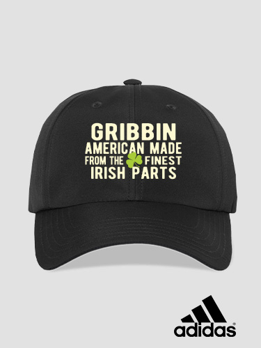 Irish Parts Black Embroidered Adidas Hat