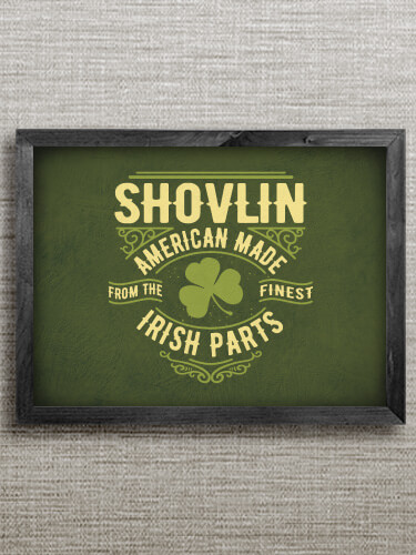 Irish Parts Black Framed Wall Art 16.5 x 12.5