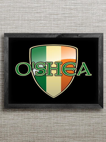 Irish Shield Black Framed Wall Art 16.5 x 12.5