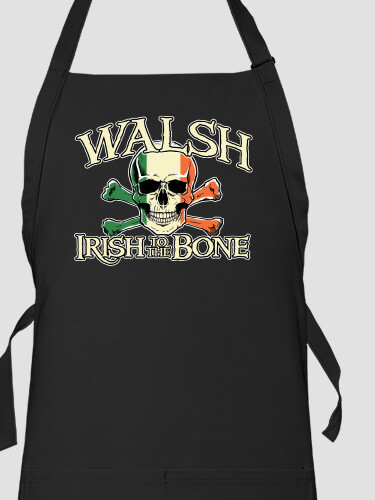 Irish to the Bone Black Apron