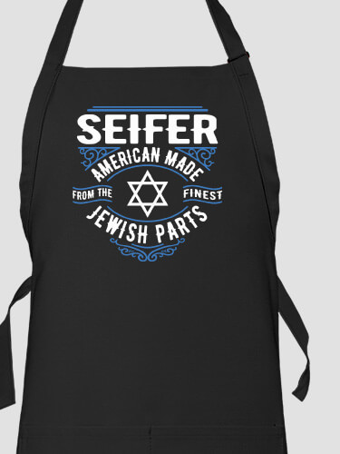 Jewish Parts Black Apron